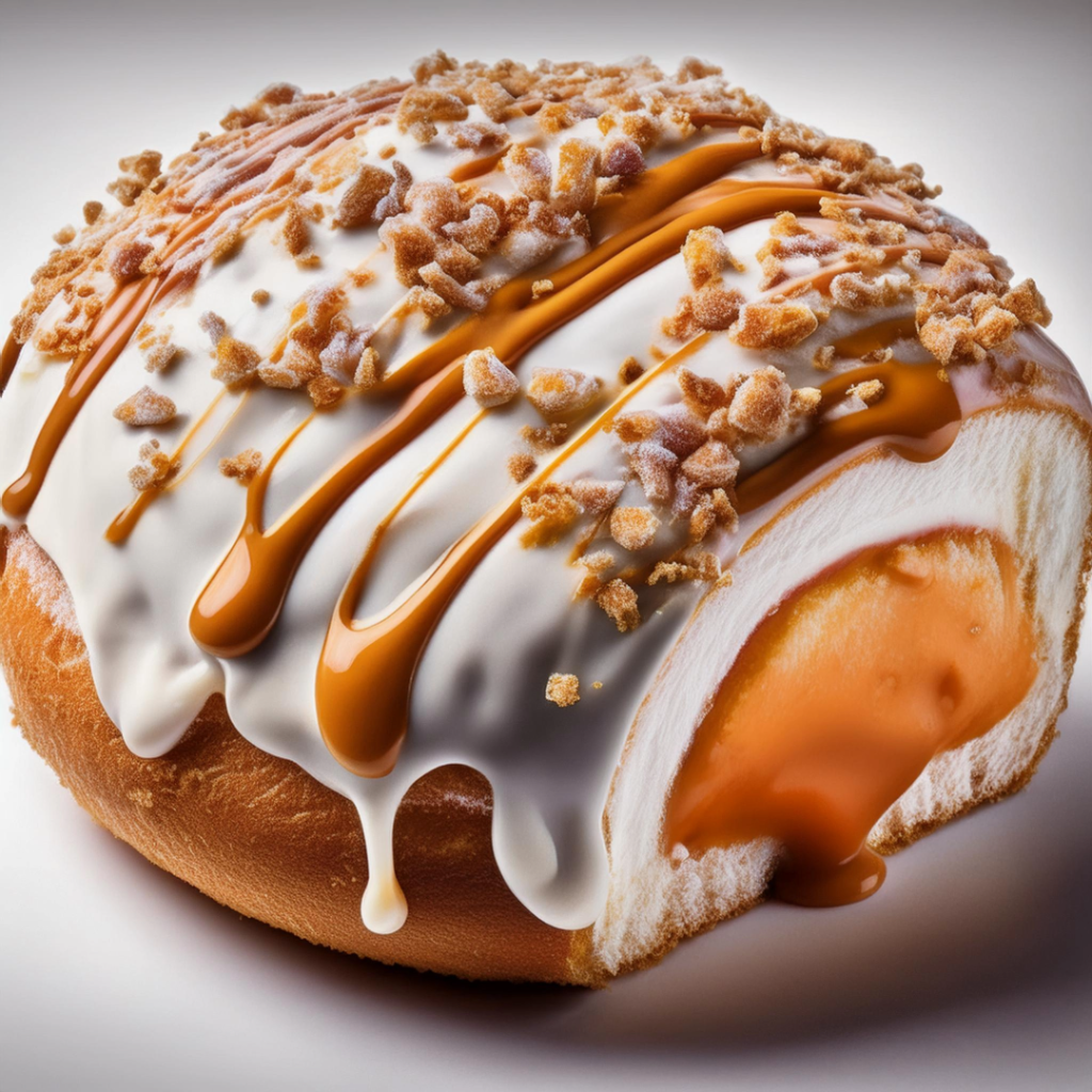 Greggs pumpkin spice doughnut 