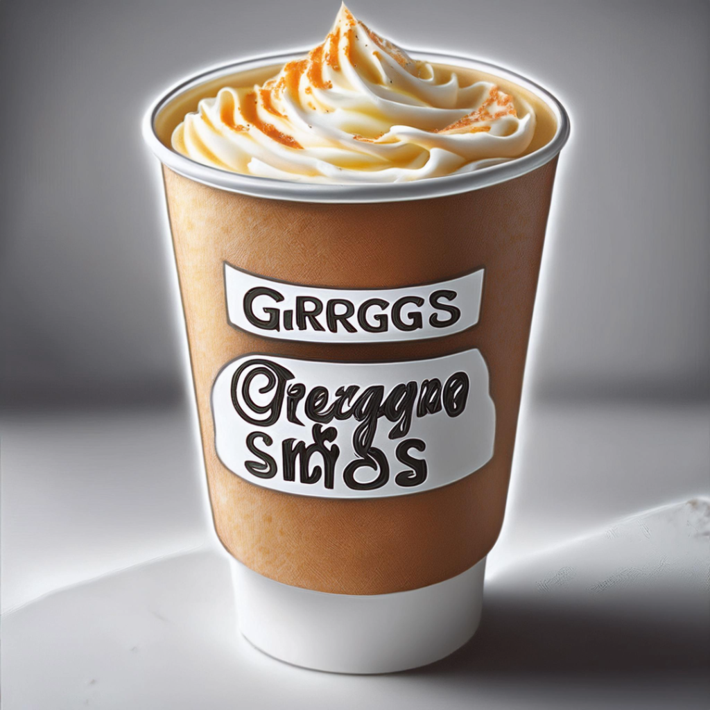 Greggs large salted caramel latte
autumn menu